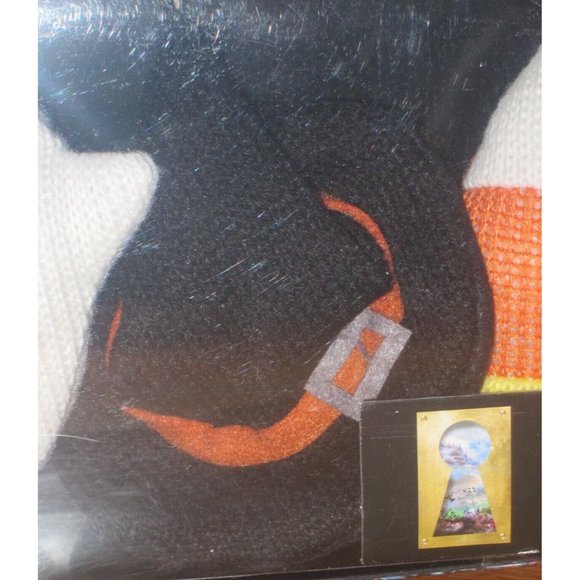 Cynthia Rowley Curious Halloween Candy Corn Ghost Witch Hat Hanging Garland 6' - Picture 4 of 6